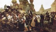 Vasily Surikov The Morning of the Execution of the Streltsy oil painting artist